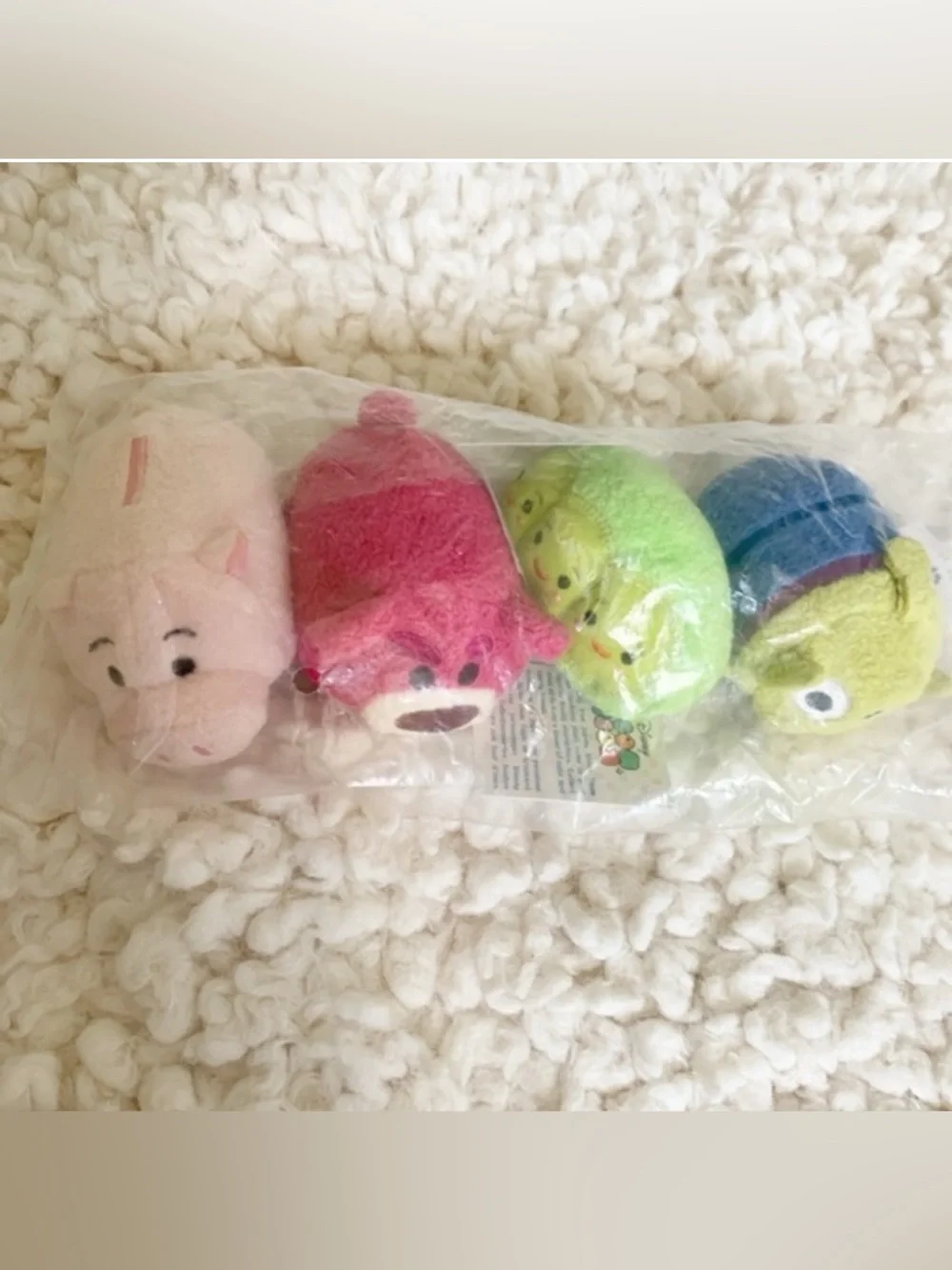 Brand New Small Disney Tsum Tsum Set of 4 Toy Story Friends Collection